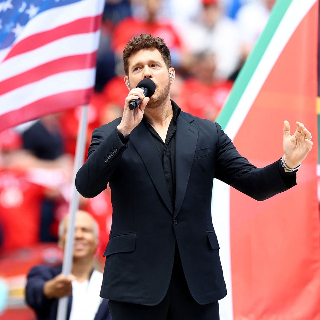 Michael Bublé en la inauguración del Mundial 2026, en Canadá.
